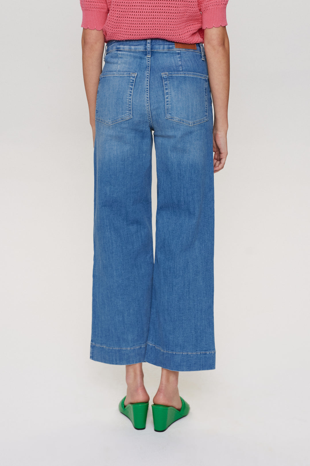 NUPARIS JEANS CROPPED LIGHT BLUE