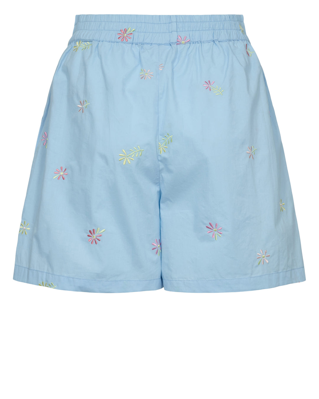 Shorts set bagfra – viser længde og detaljesyning